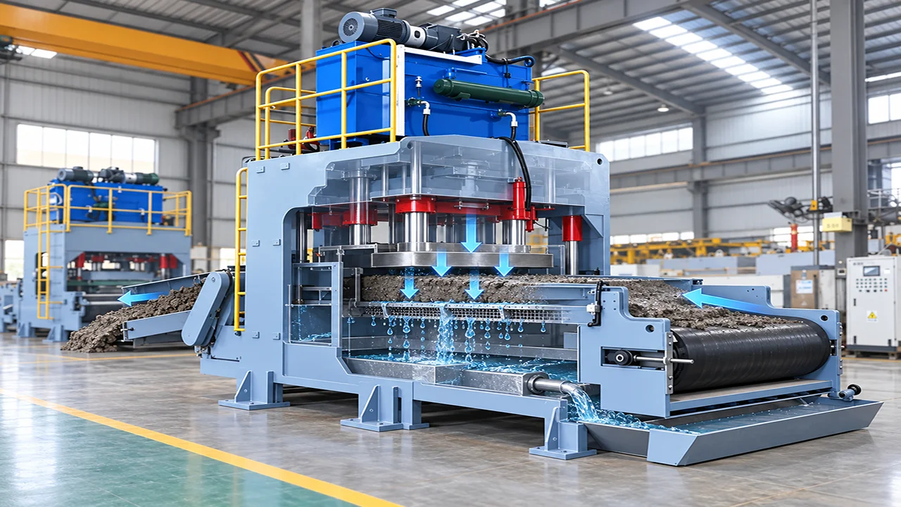 How the Hydraulic Dewatering Machine Works