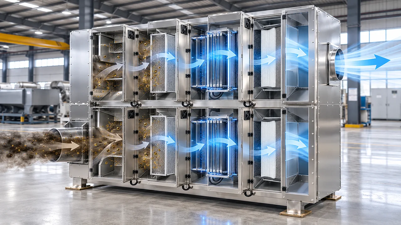 How the Industrial Oil Fume Purification Equipment Works