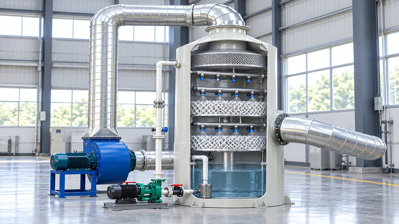 Main scrubbing system & components