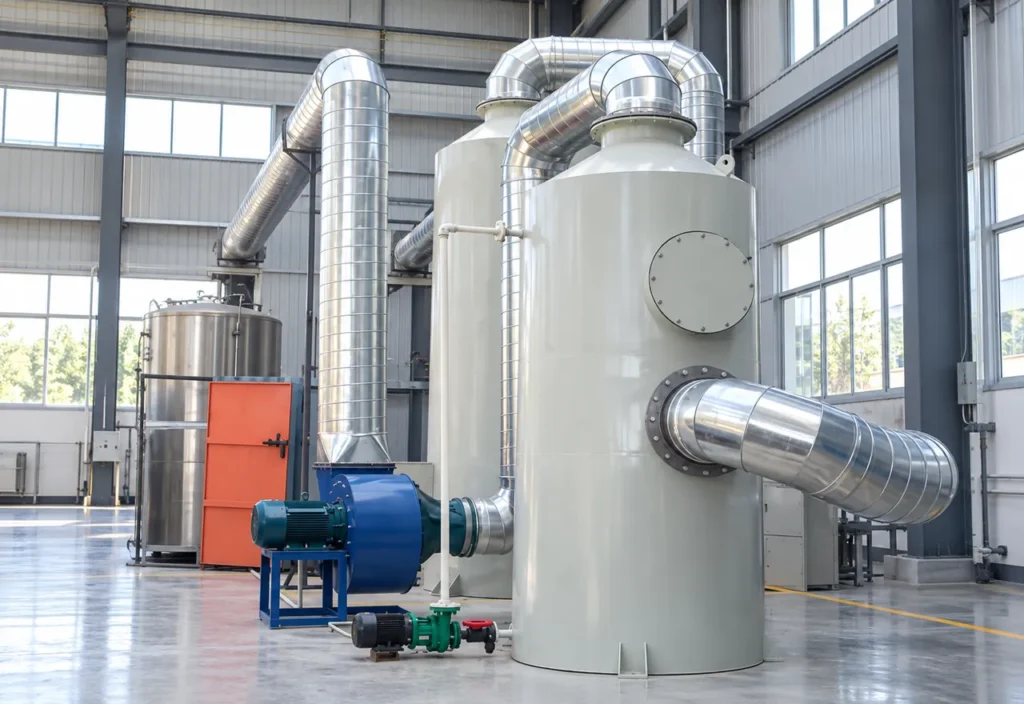 Water Spray Scrubber