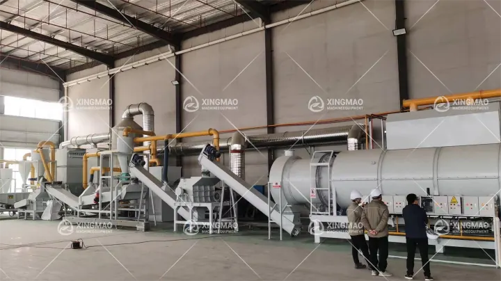 Lithium Battery Recycling Equipment installed or product view
