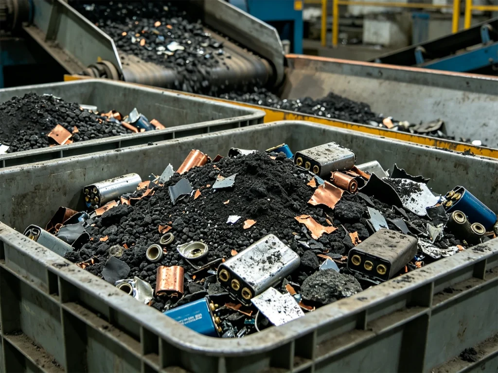 Prepared lithium batteries and cells for recycling
