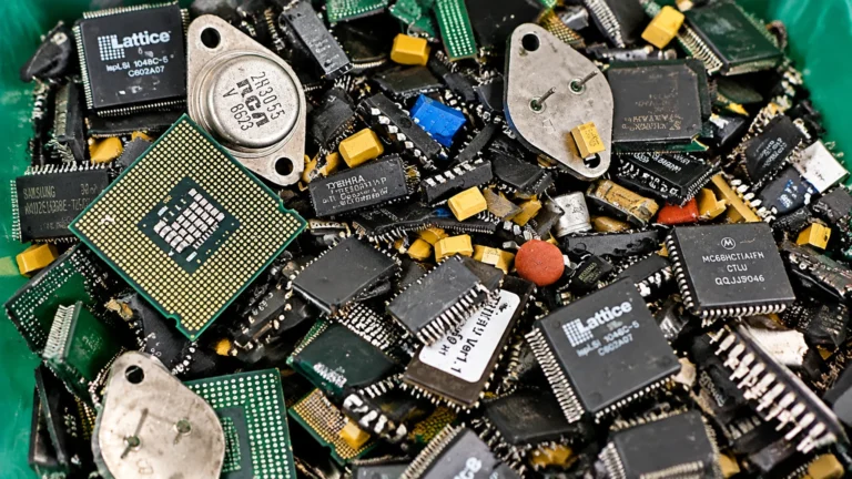 Dismantled Electronic Components