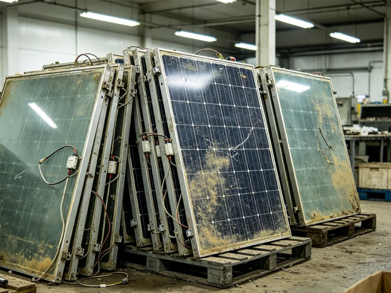 Solar panel recycling feedstock