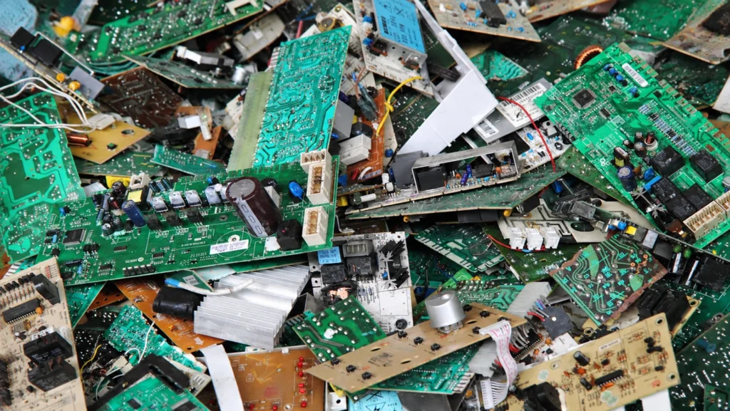 Populated Waste PCBs