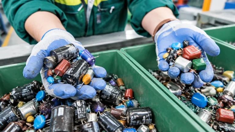 Prepared Mixed Waste Capacitors